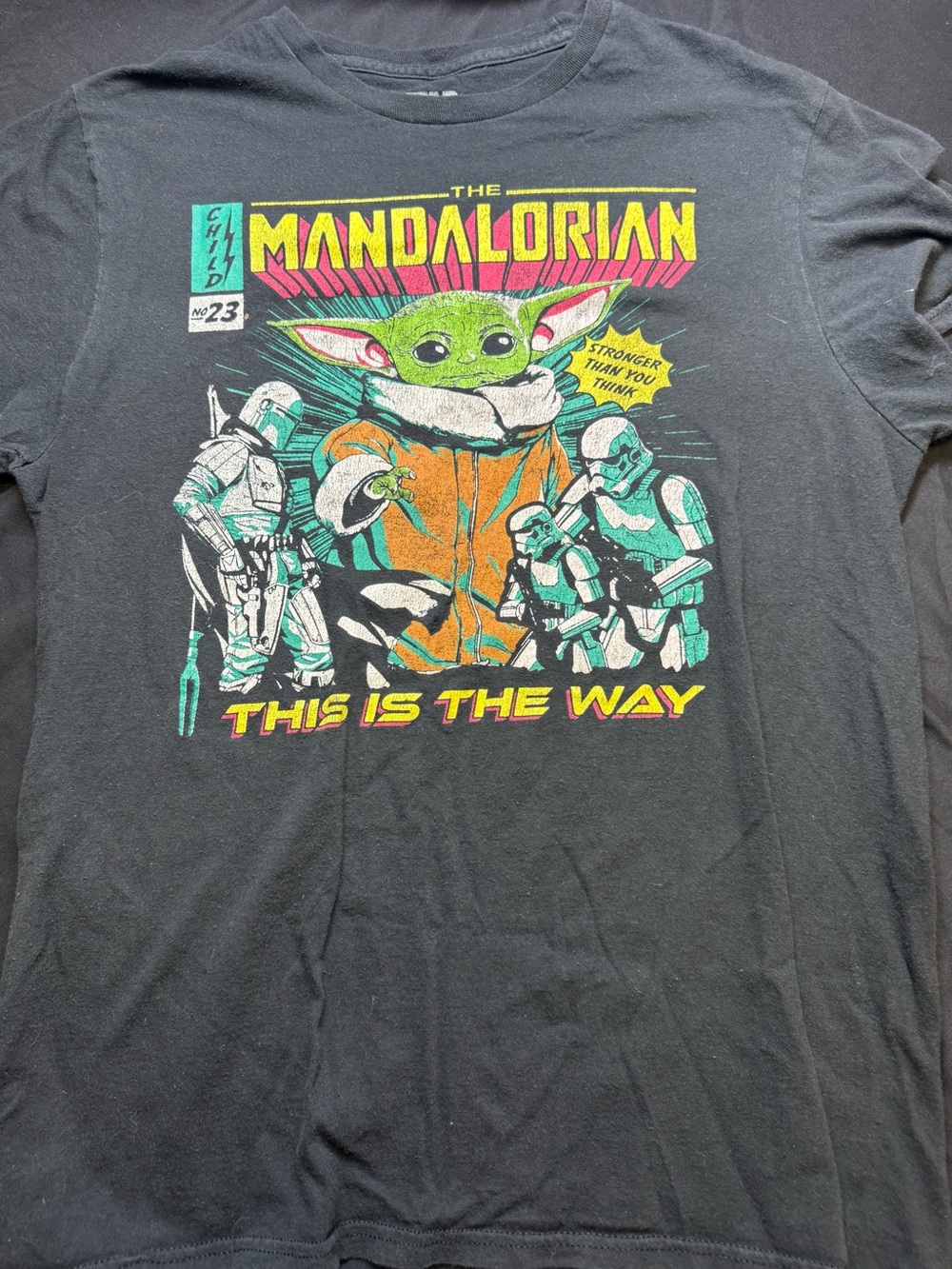 The Mandalorian 'This Is The Way' Graphic Tee - Black (M)